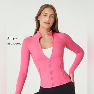 NWT, Glowmode Streamline Performance Zip up Long Sleeve Jacket, Pink, L